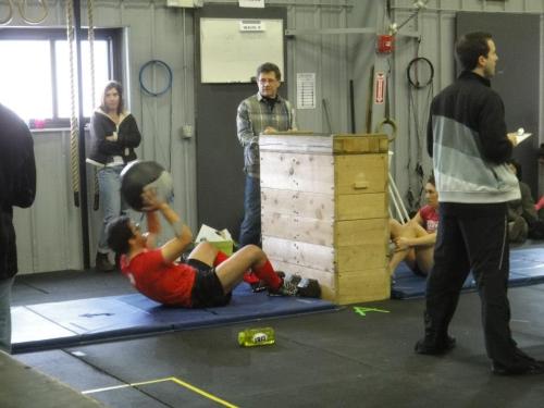 My first CrossFit competition this past Winter