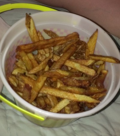 French Fries shared with friends at the Kenny Chesney concert. 